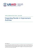 Integrating Gender in Improvement Activities Implementation Guide
