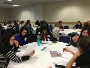 Participants working on integrating gender-sensitive SBC into case studies