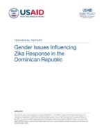 Gender Issues Influencing Zika Response in the Dominican Republic