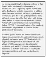 GBV and COVID