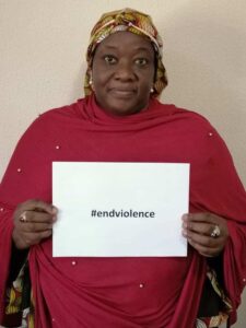 IHP GSI&CE Advisor, Aisha Ahmed, stands against violence against women in all its forms.