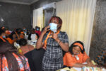 Ms. Onyinyechi shares her thoughts during the workshop.