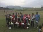 Krista’s first Grassroots Soccer graduating class from Golbo, Ethiopia