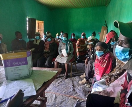 Community influencers on Act | East’s GESI Behavior Change Team in Adaba, Ethiopia. Photo by: Genet Admassu