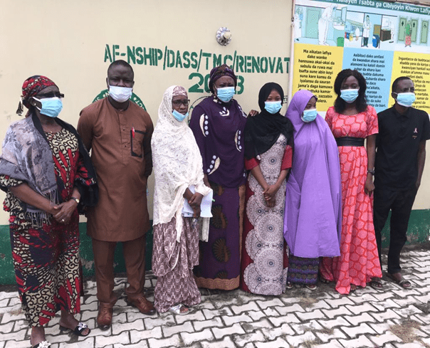 USAID IHP GBV advocacy and sensitization activity at the Dass Town PHCC. Credit: Asiya Babayo (Aliko Dangote College of Nursing and Midwifery, Bauchi)