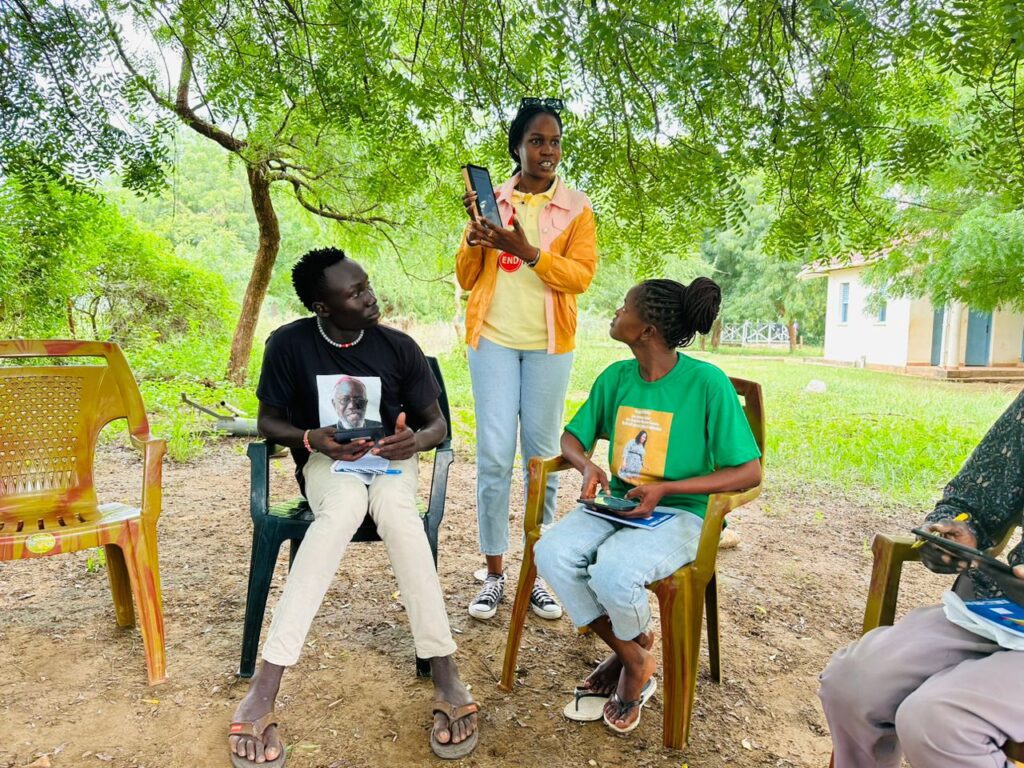 As the GESI Focal Person for the Ministry of Health in South Sudan, Abuk Peter engages with the community to identify their barriers to NTD services.